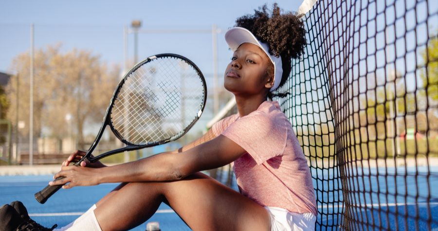 une joueuse de tennis professionnelle